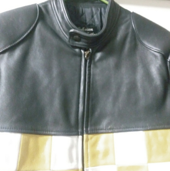 Johnson leather of San Francisco motorcycle jacket - Picture 13 of 14